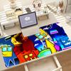 Game GEometry Dash Mouse Pad Anti Slip Rubber Edge Locked Thickened Laptop Gaming Desk Mat