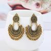 Geometric Dangle Alloy Earrings With Tassels For Women Bohemian Festival Style