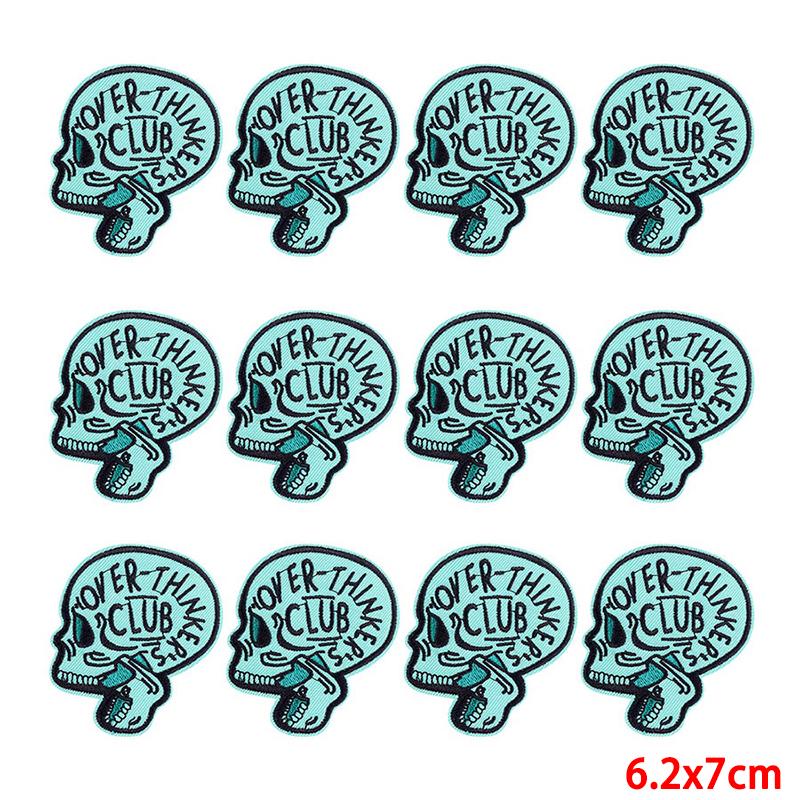 10 teile/los Großhandel Stickerei Patch Eisen Auf Patches Für Kleidung Patches Auf Kleidung Jacken Dekor Applikation Nähen Liefert