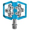 XPEDO Bicycle Pedals BALDWIN Left and Right Set Mountain Bike Road Bike Binding SPD Pedals Chromoly Spindle Blue XMF09AC0BL