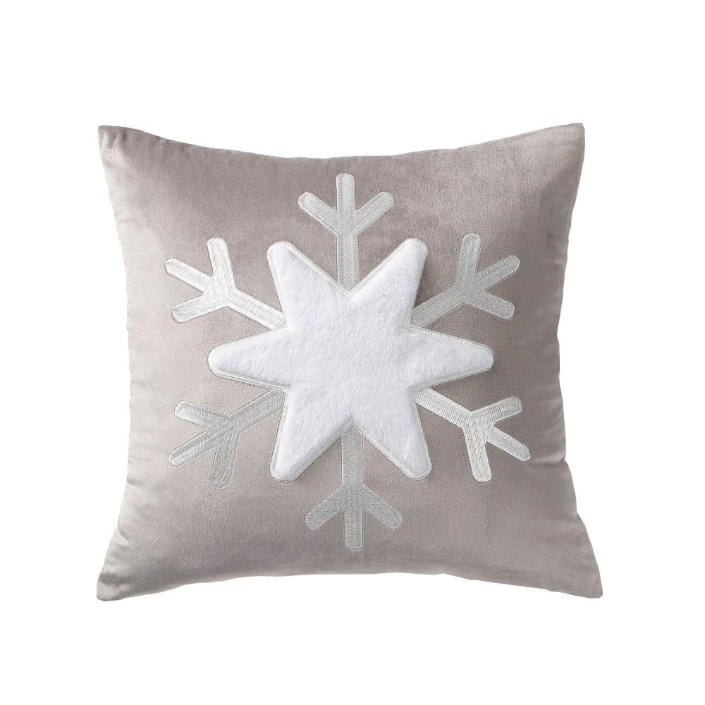 Festive Christmas Pillow Cover Unfilled Throw Pillow Cover Xmas Sofa Pillowcase Holiday Decor