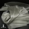Shiny Pleated Organza Fabric for Elegant Wedding Dress Styling