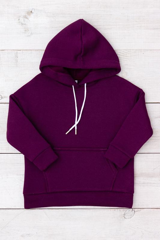 Hoodie (girls) – Solid Color, Fleece-Lined, Casual & Warm, Winter, 6394-025-5 HC