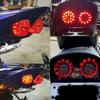 Bracingo Universal LED Turn Signal Brake Tail Light Motorcycle Assembly Refit Lamp Black Red 1 pcs Fit For Harley Honda
