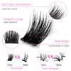 Diy Segmented False Eyelashes 10 Rows Large Capacity Glue Tweezers Set Combination Eyelashes