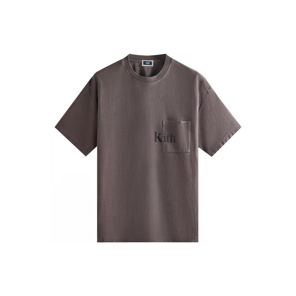 Kith Quinn Tee Hurricane Unisex Tops Grey KHM030945-502