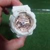 Used Casio Baby-G White & Pink Gold