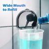 Black Liquid Toothpaste Container Wall Mounted Mouth Wash Container Mouthwash Dispenser  Adults