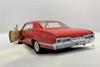 KiNSMART Scale 1967 Chevrolet Impala Pullback Diecast Car 1/43 (Red)