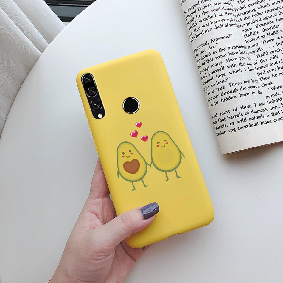 For Huawei Honor 9X STK-LX1 Case Soft Matte Silicon Cute Cat Cactus Cover For Honor 9X Honor9X 9 X Premium Pro Phone Case Bumper