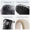 Fashion Men Boots Snow Men Shoes Ankle Boots Waterproof Anti-slip Male Shoes Warm Plush Fashion Outdoor Boots Winter Men Black Shoes