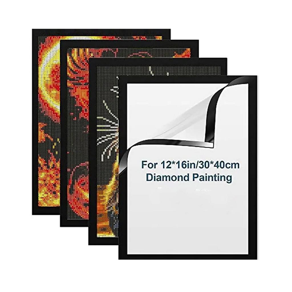 Self-Adhesive Magnetic Diamond Painting Frame for Canvas Diamond Artcraft Easy to Use