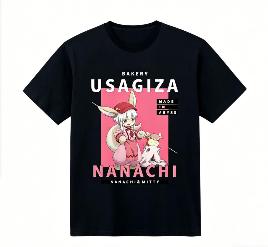 Made In Abyss Nanachi Anime Lover T shirt Year round clothing personality Clothes Plus Size Unisex New Model Couples high quality soft