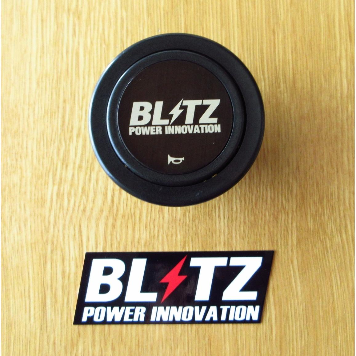 Immediate decision! Beautiful item! BLITZ initial logo/horn button Blitz then Showa old car 1980 s Hachimaru Neocra JDM !