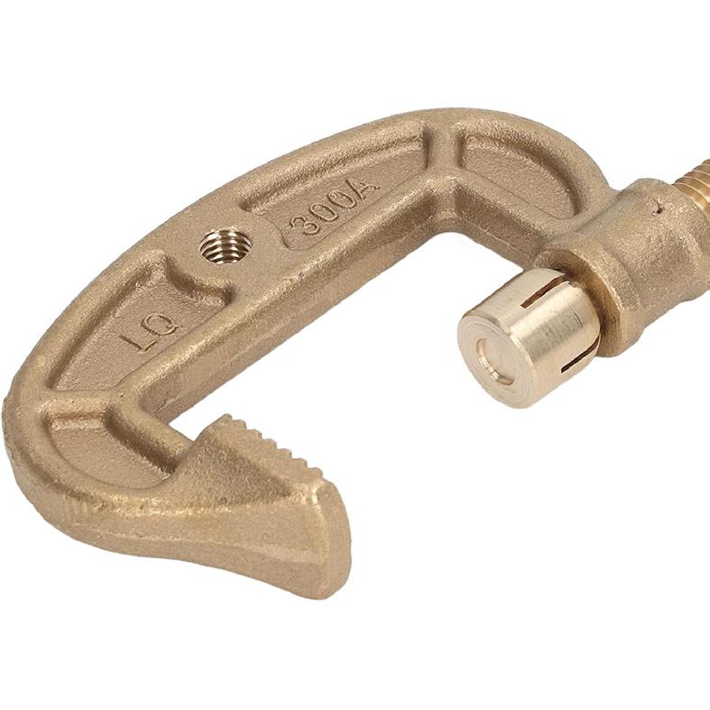 Welding Ground Clamp Brass Good Electrical Conductivity G 300A Earth Clamp for gas Welding