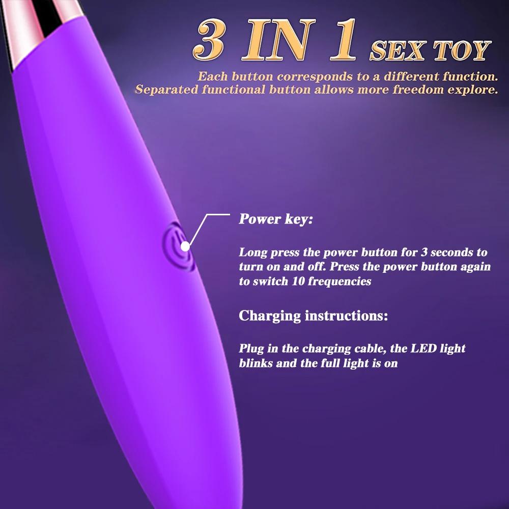 G Spot Vibrator Finger Vibrator for Women Dildo Clitoris Stimulator Vagina Female Masturbator Massager Sex Toys Adult Supplies