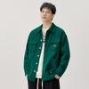 American Heavy Retro Denim Jacket Men'S Loose Large Size Trendy Handsome Tooling Jacket Trendy Brand