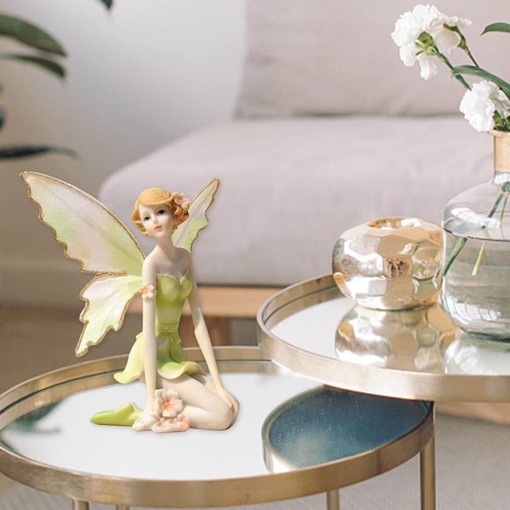 Fairy Statue Collection Home Decoration - Angel Girls Resin Gardening Gifts for Women Statues for Garden Fairy Indoor or Outdoor Yard Figurines