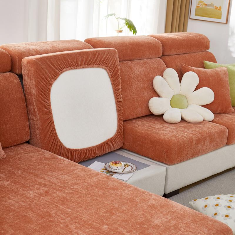Elastic Sofa Chaise Cover Set Lounge for Living Room Cushion Seat Covers Adjustable Couch Armchairs 2 3 Seater Places Slipcovers