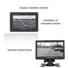 12V/24V 7Inch Car with Rear View Mirror Camera IP68 Waterproof Night