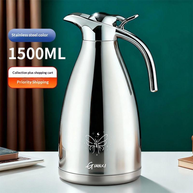 Gianxi Insulated Pot Household 316 Stainless Steel Large Capacity Boiling Water Insulated Pot Hotel Hot Water Bottle