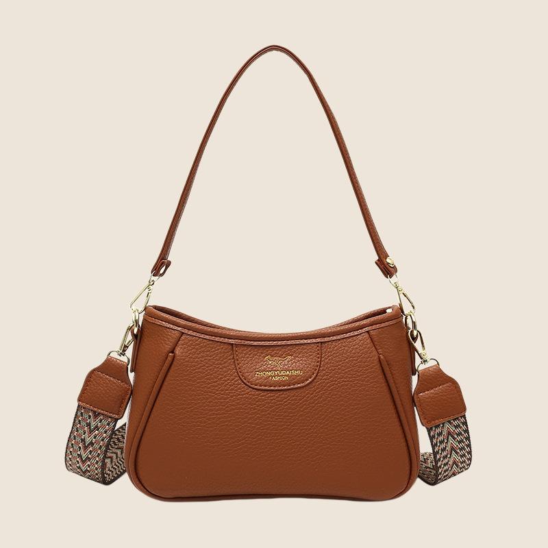 Nuova borsa quadrata piccola, elegante e semplice, grande capacità, borsa a tracolla di temperamento, texture in pelle morbida, borsa a tracolla per uscire e per il lavoro