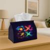 1pc, 2d Flat Printing, Tissue Box Modern Gamer's Abstract Symbol Tissue Box Storage Box, Printed Tissue Box, Suitable for Bathrooms, Living Rooms, Bed