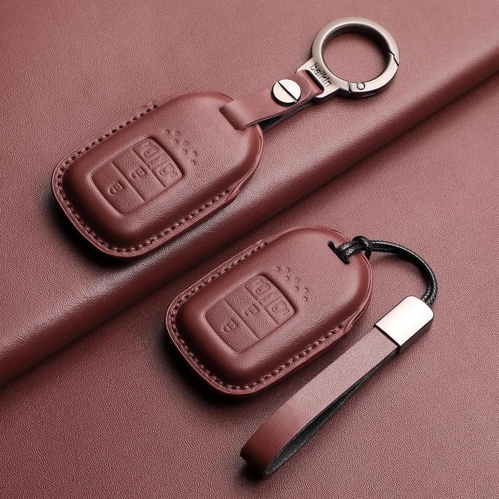 Compatible Key Case for CRV, 11th Gen Accord, Civic, XRV, Haoying, Xingge, Inspire, Crown Road, and Accord Keychains.