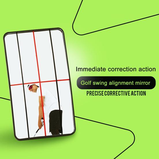 Oglindă pentru Putting la Golf Ajutor Antrenor pentru Putting la Golf pentru Acuratețe Aliniament Calea Stroke-ului Accesoriu pentru Practică Golf Indoor Outdoor