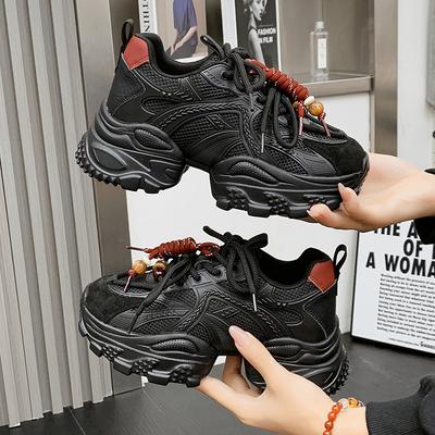 Leather Version~ Daddy Shoes Women's 2025 Autumn Explosion of New Popular Height Women's Sports Shoes Casual Shoes Women's Shoes