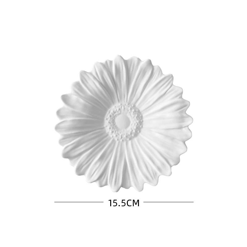 Jewelry Display Frame Creative Plaster Flower Shape Tabletop Ornaments Jewelry Decoration Display Photography Props