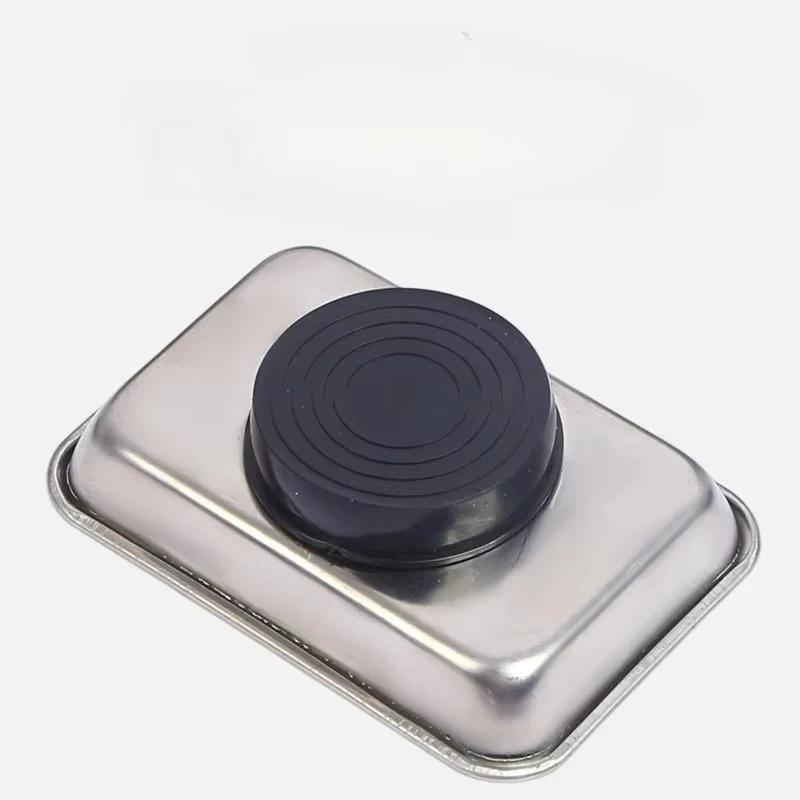 Xiaomi Round Square Magnetic Bowl, Stainless Steel Parts Tray, Durable, Holds Screws Nuts Bolts, Easy Access, Prevents Loss, Workshop