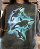 Orca Schwertwal Meeresleben Ozean Tierliebhaber Comfort Colors® T-Shirt, Tierwelt Natur Vintage Bootleg 90er Grafik Retro Tee