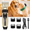 Máquina de cortar cabelo profissional para cães, aparador elétrico para tosa de animais de estimação, recarregável por usb, máquina de corte de cabelo de animais com baixo decibel