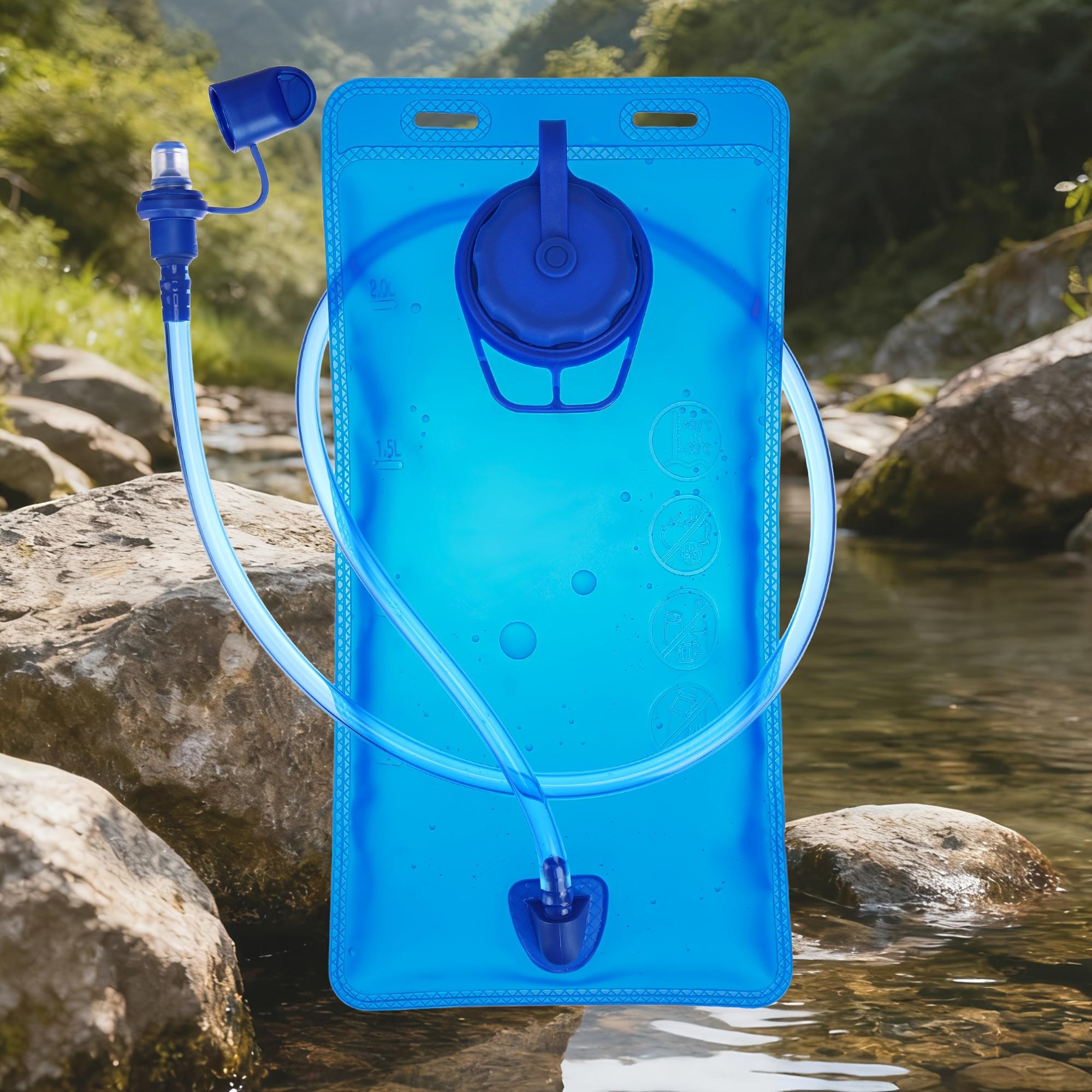Hydration Bladder 67.63oz Water Bladder for Hiking Backpack Leak Proof Water Reservoir Storage Bag Water Pouch Hydration 2L синий