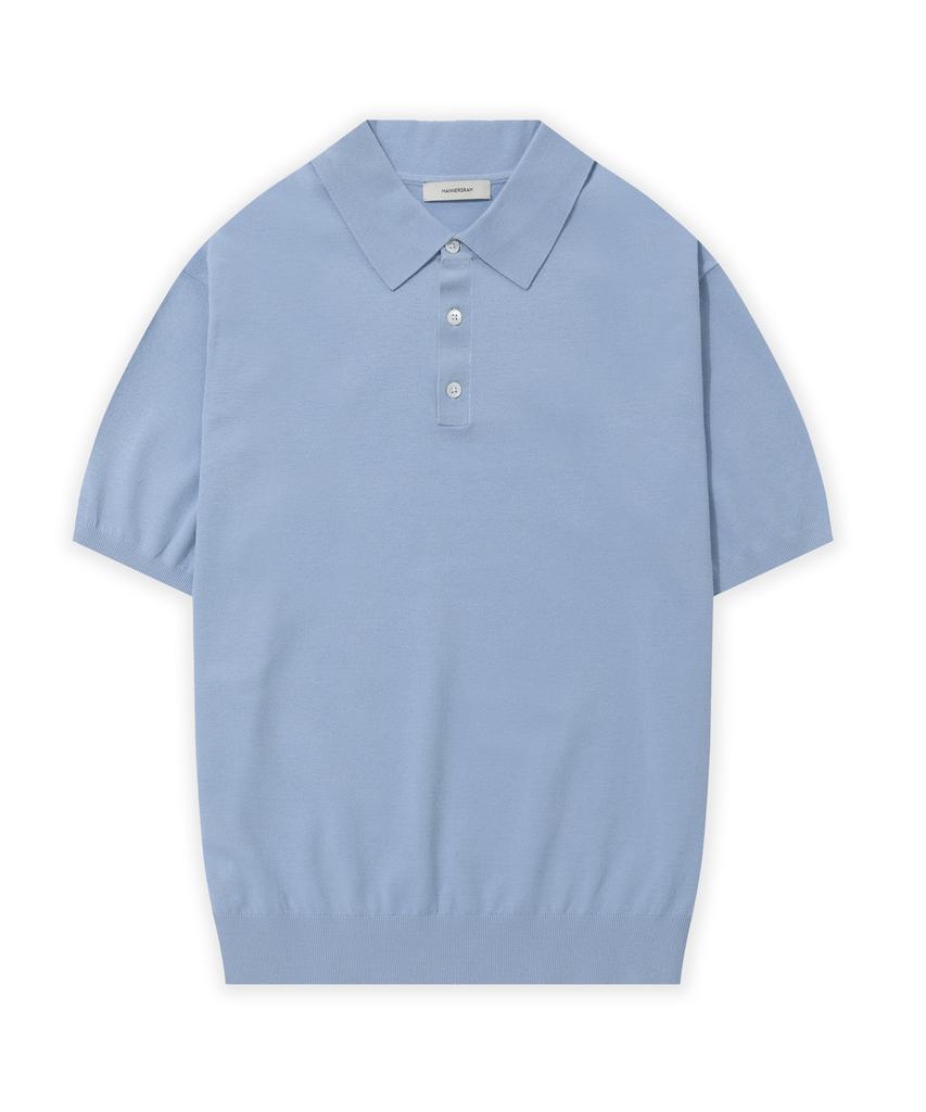 MANNERGRAM Technova Solis Collared Short Sleeve Knit - 10 Colors (Type A)