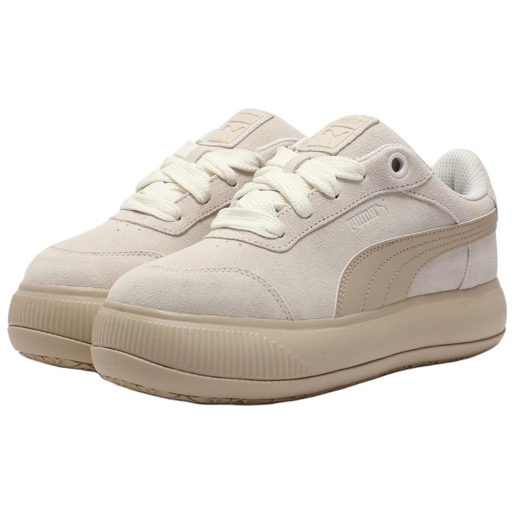 Puma Mayu Hybrid Suede Comfortable Low-Top Sneakers Women sneakers Off-White 403038-01