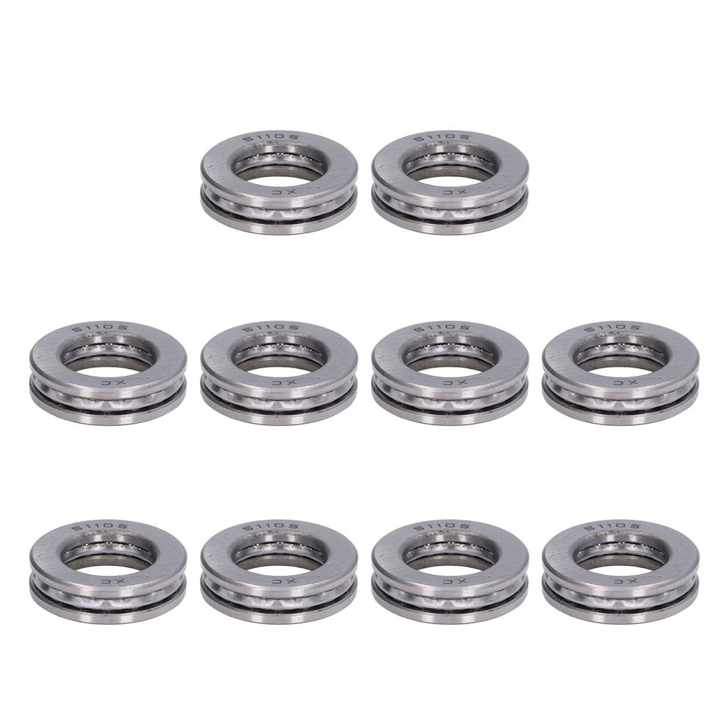 10 SZT. Łożyska kulkowe wzdłużne do samolotu Wysoka dokładność Odłączalny miniaturowy osiowy metalowy zestaw łożysk 51105
