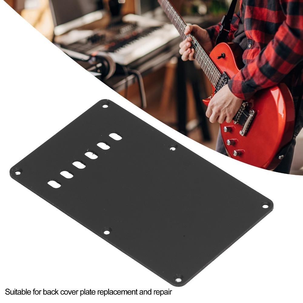 6 Holes Electric Guitar Back Cover Plate Guitar Parts Back Plate For Electric Guitar