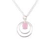 Rose Chalcedony Gemstone 925Sterling Silver Gift Jewelry Boho Pendant For Women PP-61-18