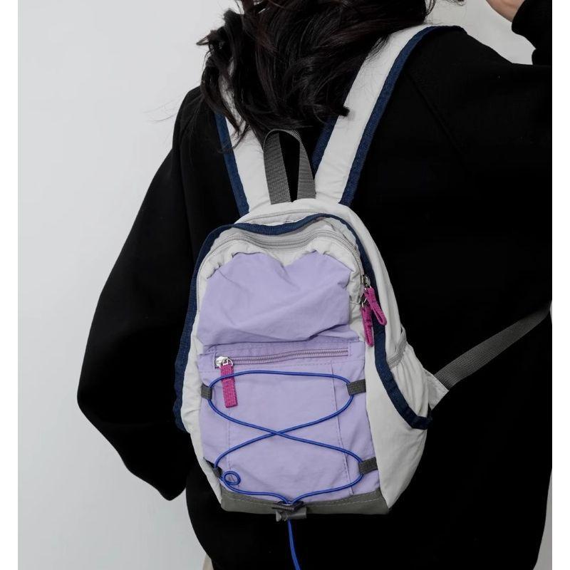 Schoolbag Outdoor Mountaineering Bag Backpack Women's Light Going Out Spring Outing Hiking Mountain Climbing Small Backpacking Travel Cycling Sports