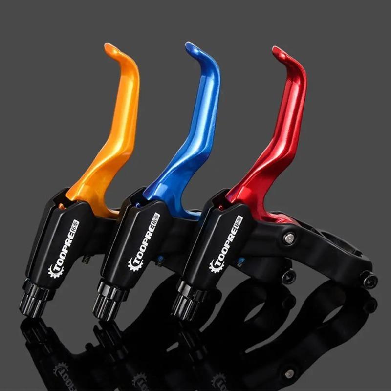 1 Pair High Quality Ultralight Aluminum Alloy BMX Brake Handle MTB Mountain Bike Cycling Brake Levers Disc Brake Lever