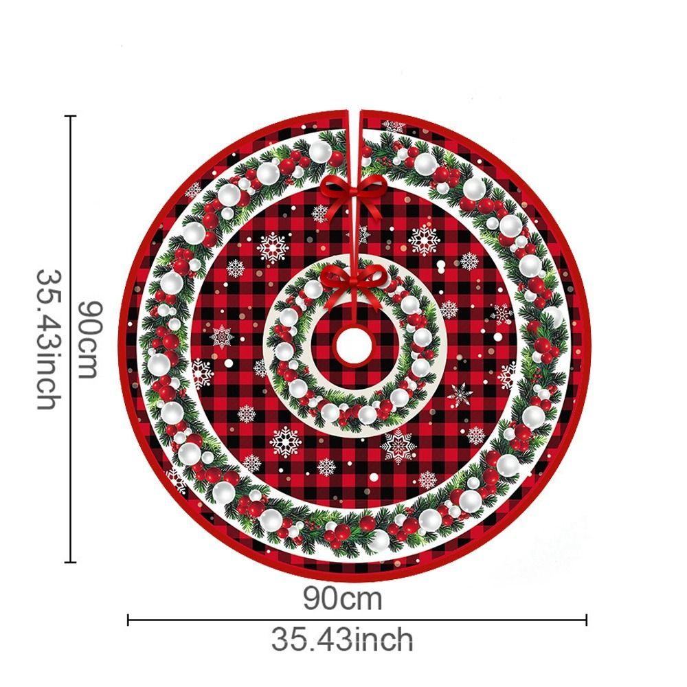 Party Decor Christmas Tree Skirt Merry Christmas Outdoor Blanket Carpet Floor Mat  Christmas