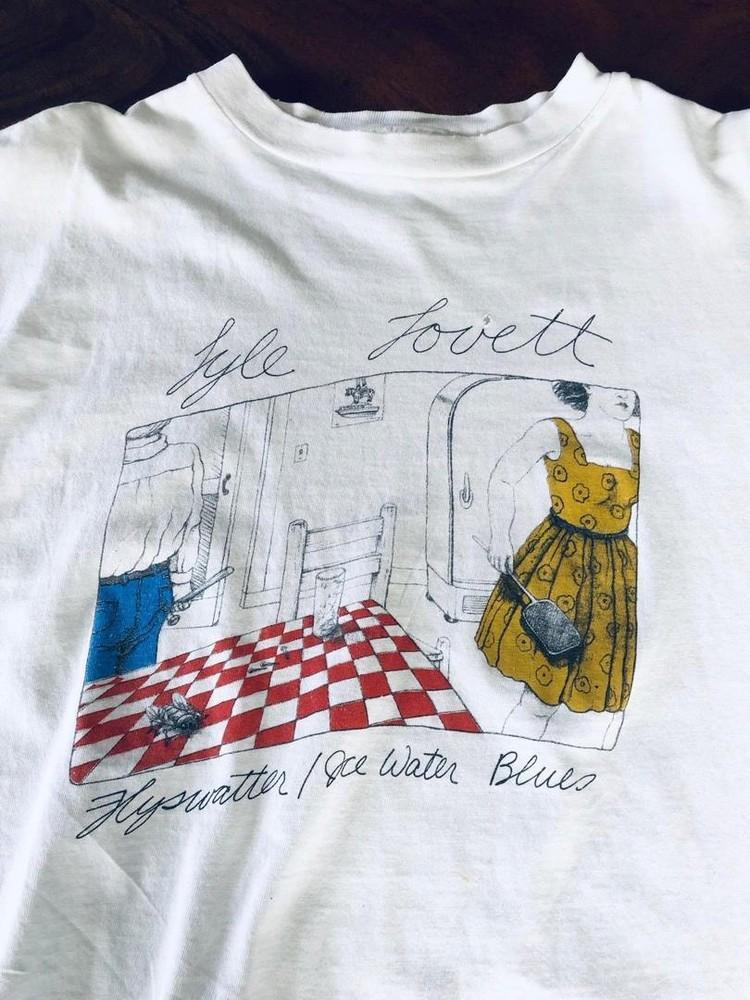 

Lyle Lovett Flyswatter Ice Water Blues T-shirt Cotton Unisex Tee S-5XL LI1133 Unisex T-Shirt L