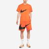 T Shirts Men's Orange Crew Neck Moderate Straight Fit DJ6297-801