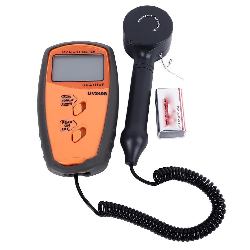 UV Light Meter UVA UVB Tester 290‑390nm LCD Display UVA UVB Radiometer for Testing Measurement