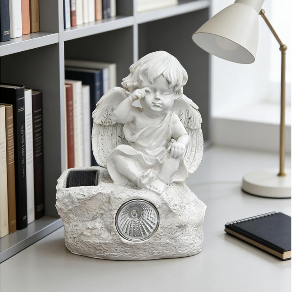 

Solar Powered Garden Angel Statue with Traditional Celestial Motif and Resin Construction for Outdoor Landscaping China Mainland