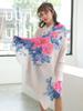 High Quality Elegant Women Silk Scarf Sarong Beach Wrap Long Shawl Satin Floral Print Bandana Hijab Mujer Scarve Foulard Pareo