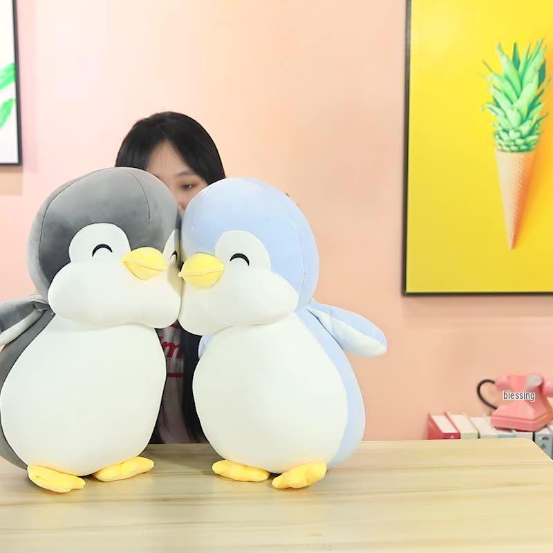 Cute Penguin Plush Pillow Toy - Oceanarium Souvenir for Children