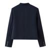 Cross-border wholesale spring new products women's fashion single-breasted stand-up collar European and American style short jacket